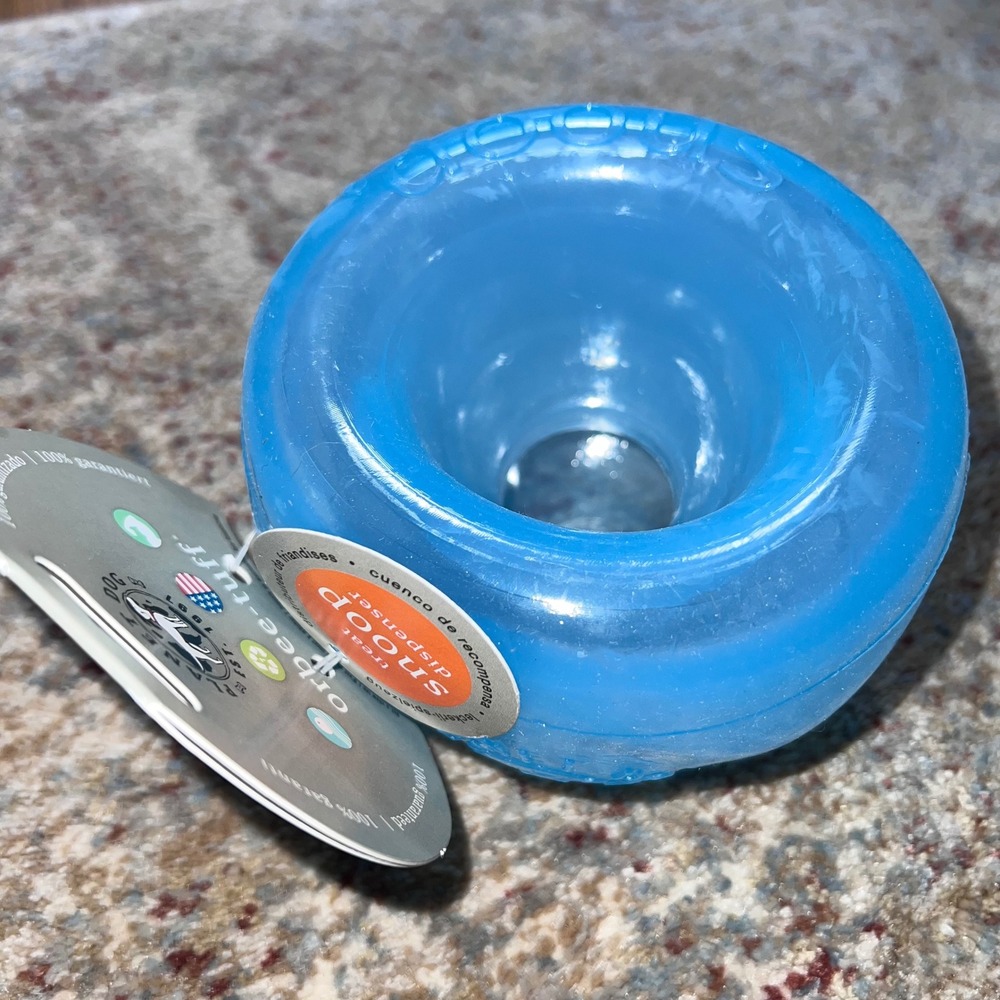 Planet Dog Orbee-Tuff Snoop Blue Interactive Treat Dispensing Dog Puzzle Toy NEW